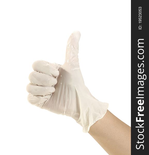 Thumb Glove Isolated