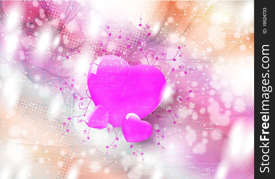 Hearts background for valentin day and xmas. Hearts background for valentin day and xmas