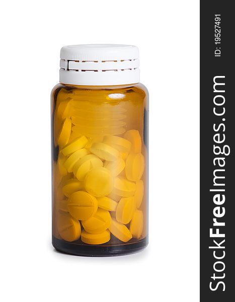 Packs of pills - abstract medical background