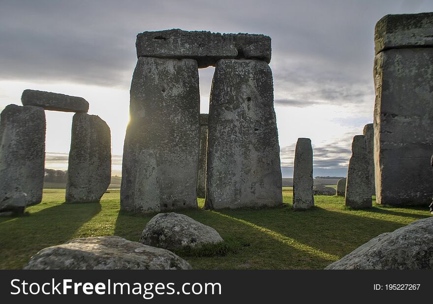 The Stonehenge is a prehistoric landmark and world wonder in northern England. The ring of stones were set   in the middle of the most dense complex of Neolithic and Bronze Age monuments in England, including several hundred tumuli & x28;burial mounds& x29;. The Stonehenge is a prehistoric landmark and world wonder in northern England. The ring of stones were set   in the middle of the most dense complex of Neolithic and Bronze Age monuments in England, including several hundred tumuli & x28;burial mounds& x29;.