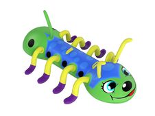Inflatable Centipede Toy Royalty Free Stock Photo