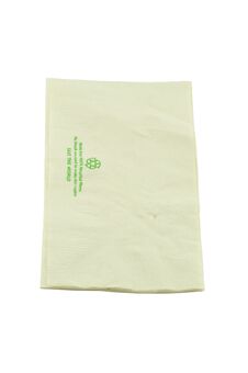 Recycled Tissue Isolated On White Stock Photography Recycled Tissue Isolated On White Stock Photography