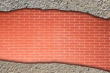 Brick And Concrete Wall Stock Photos Brick And Concrete Wall Stock Photos