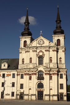 St, Ignatius Church In Jihlava Stock Photo St, Ignatius Church In Jihlava Stock Photo