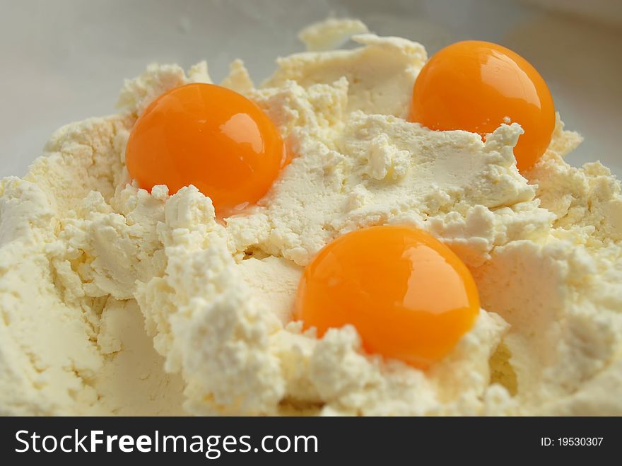 Yolks In Cottage Cheese