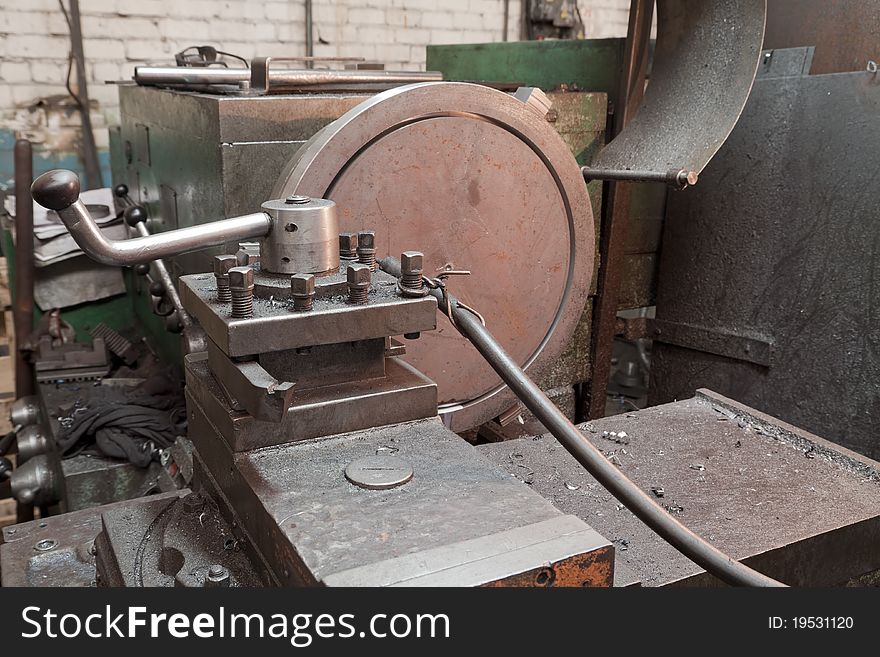 Grinder. Metal industrial machines and tools