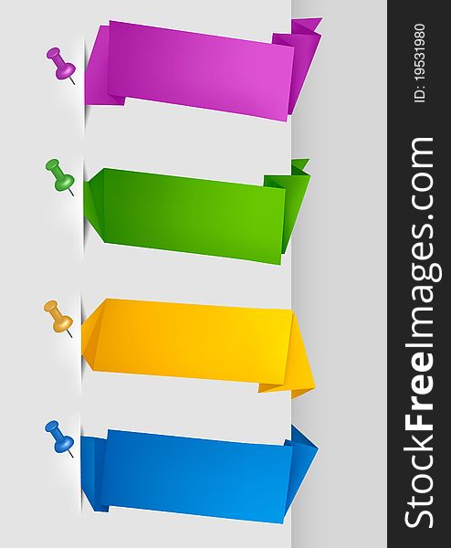 Abstract origami speech bubble background. Abstract origami speech bubble background