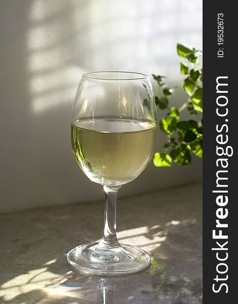 The Glass Of White Wine