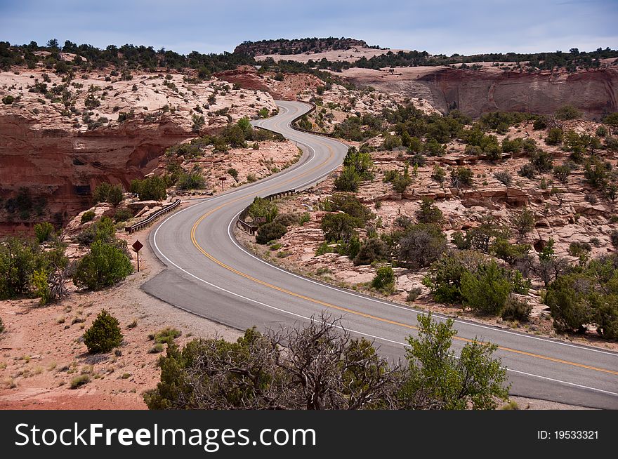 Road 211 to Canyonlands