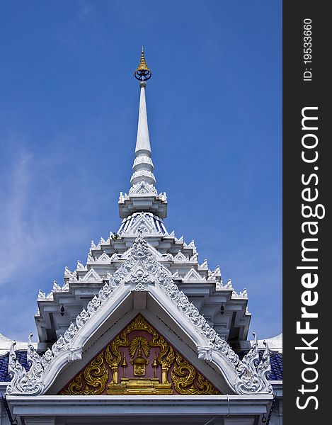 Top Part Of Thai Style Architecture