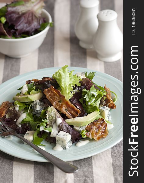 Bacon and lettuce salad