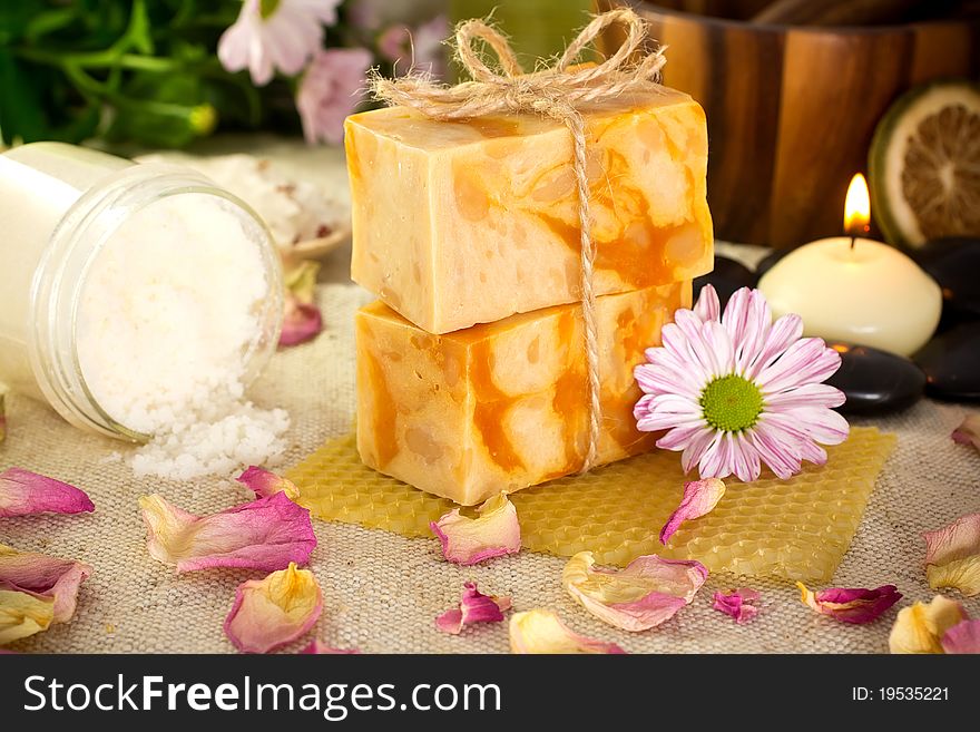 Handmade soap.