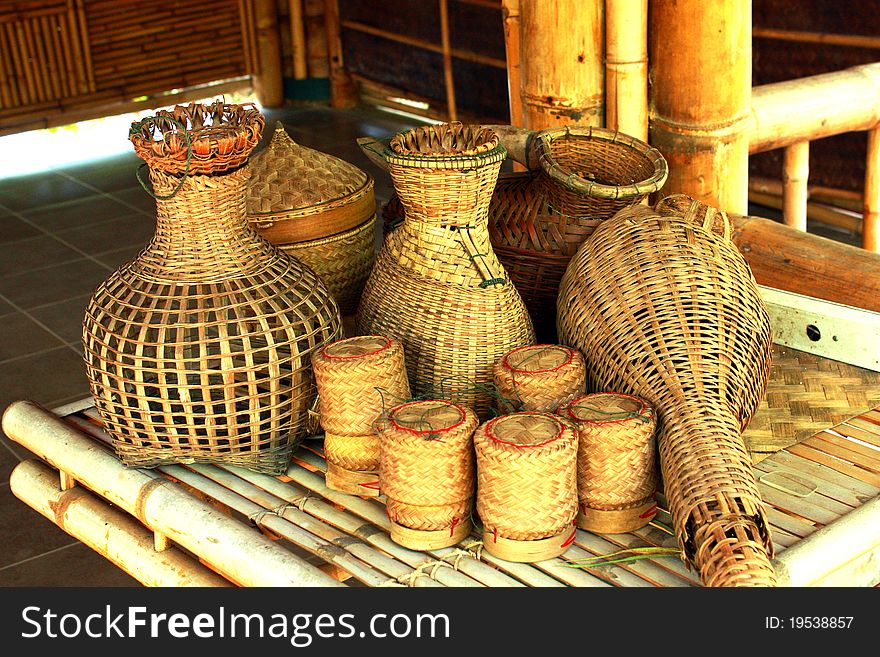 Basketry made â€‹â€‹from bamboo,thailand. Basketry made â€‹â€‹from bamboo,thailand.