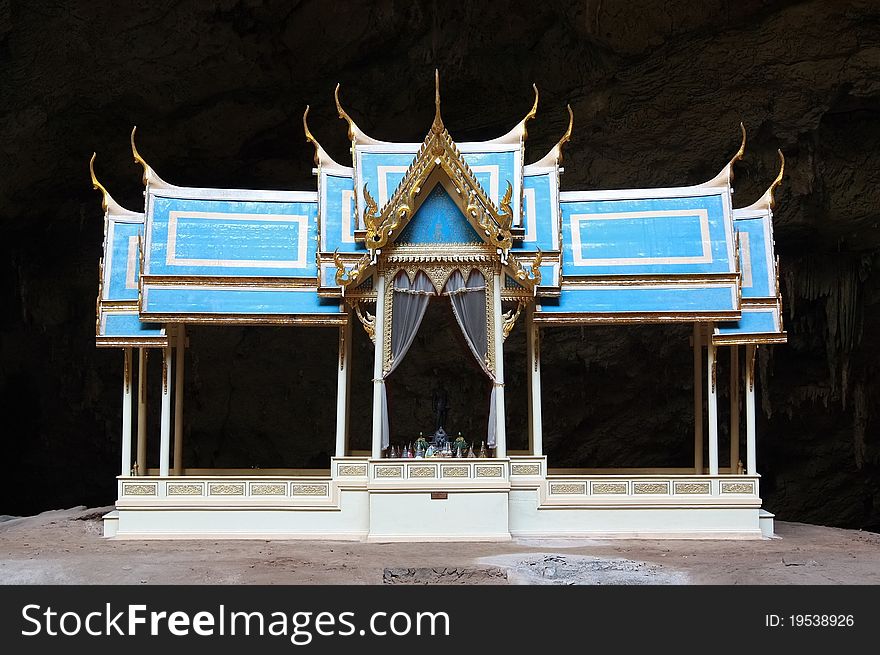 Buddha Pavilion in Phrayanakorn Cave , Thailand