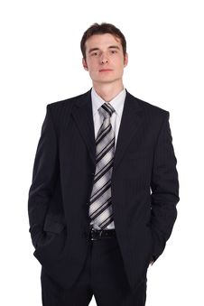 Businessman Isolated On White Royalty Free Stock Image Businessman Isolated On White Royalty Free Stock Image