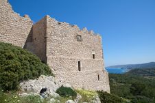 Kritinia Castle Royalty Free Stock Images Kritinia Castle Royalty Free Stock Images