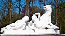 Garden From Dutch Palace . Royalty Free Stock Images Garden From Dutch Palace . Royalty Free Stock Images