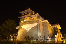 The Night Of The Zhengyangmen Royalty Free Stock Image The Night Of The Zhengyangmen Royalty Free Stock Image