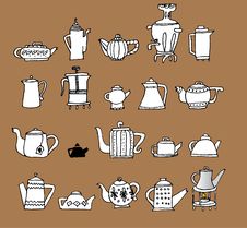 Teapots Stock Photography Teapots Stock Photography