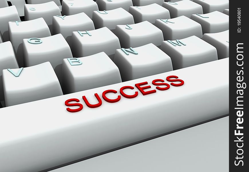 Success in business, good decision-making, successful work is always winning