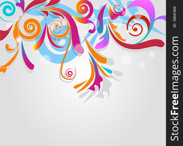 Abstract vector background with bright abstract pattern. Abstract vector background with bright abstract pattern