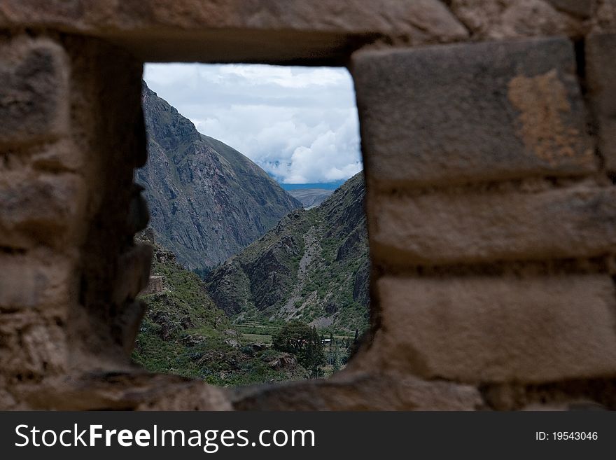 Mountain View, Ollantambo, Peru