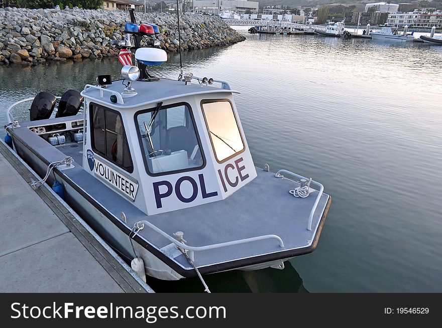 Volunteer Harbor Police Boat