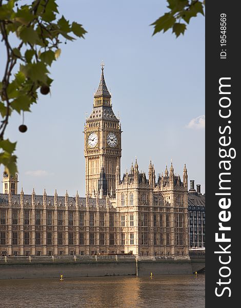 Big ben clock tower, photo taken in UK