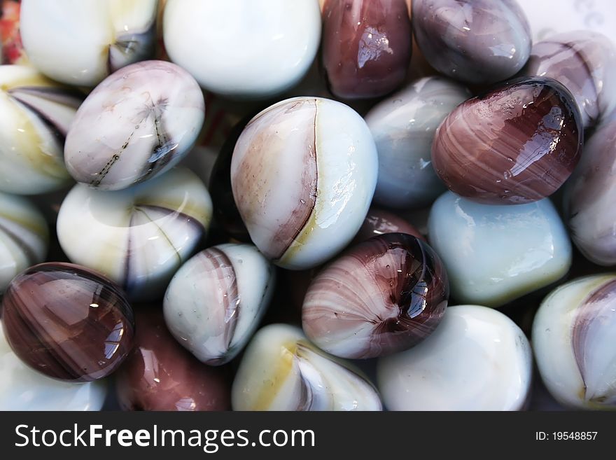 Colorful stones as a background.