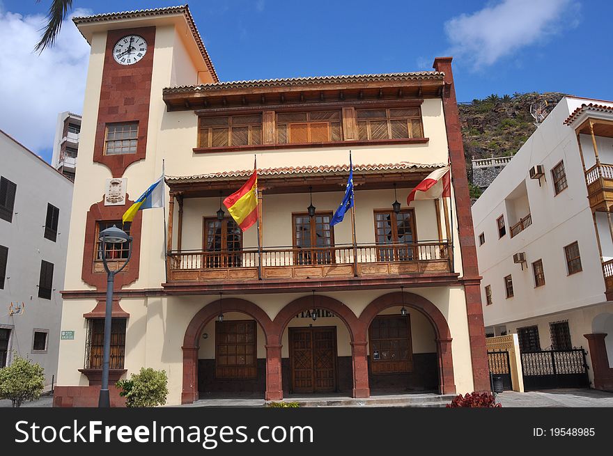 Generic architecure - a typical spanish house on la gomera