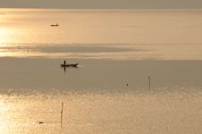 Fisherman Golden Hour Royalty Free Stock Photos Fisherman Golden Hour Royalty Free Stock Photos