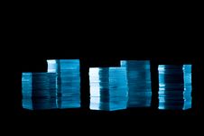 Cubes From Thin Glass Royalty Free Stock Photo Cubes From Thin Glass Royalty Free Stock Photo
