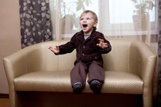 Boy At Home Royalty Free Stock Images Boy At Home Royalty Free Stock Images
