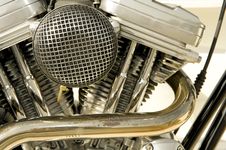 Motorcycle Engine Royalty Free Stock Photography Motorcycle Engine Royalty Free Stock Photography