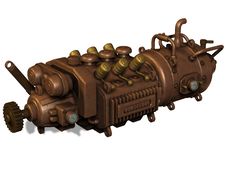 Illustration Of An Old Engine Stock Images Illustration Of An Old Engine Stock Images