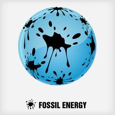 Recycle Symbol, Fossil Energy Royalty Free Stock Images Recycle Symbol, Fossil Energy Royalty Free Stock Images