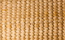 Brown Thai Wooden Wicker Pattern Stock Image