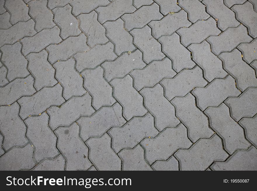 Brick Texture Background on the Floor.