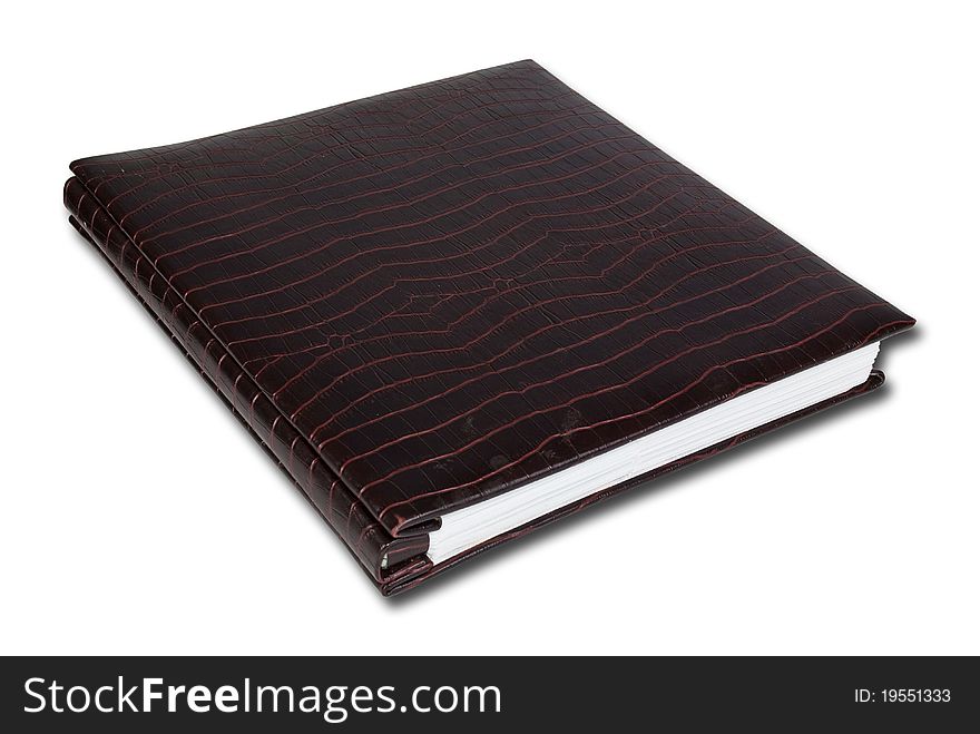 This notebook cover made from crocodile skin. This notebook cover made from crocodile skin.