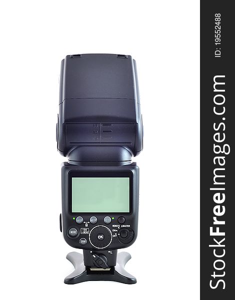 Top camera flash for photographer. Top camera flash for photographer