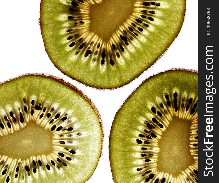 Puzzle of kiwi. fruit puzzle. food style. exotic food
