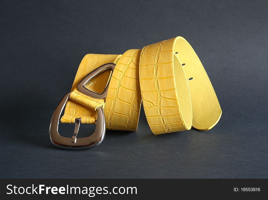 Yellow Belt On Dark