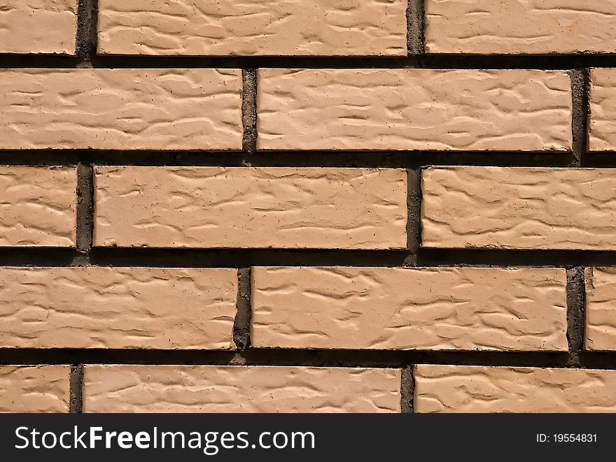 Brick wall of house as background. Brick wall of house as background