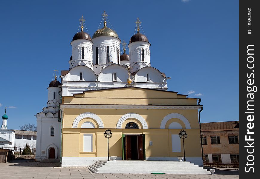 A view of Nativity Church. Pafnutiyev Monastery. Russia. A view of Nativity Church. Pafnutiyev Monastery. Russia.