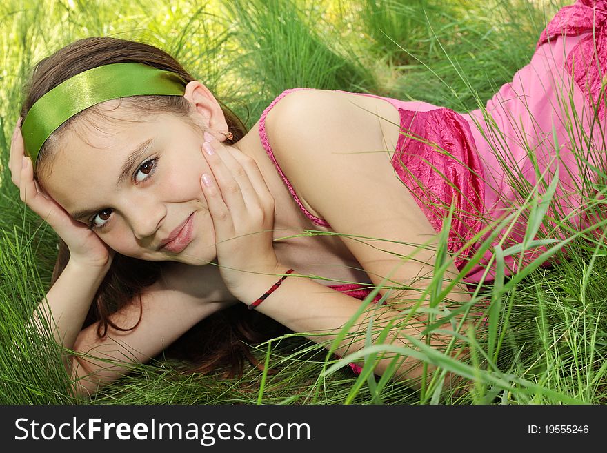 Girl In The Grass