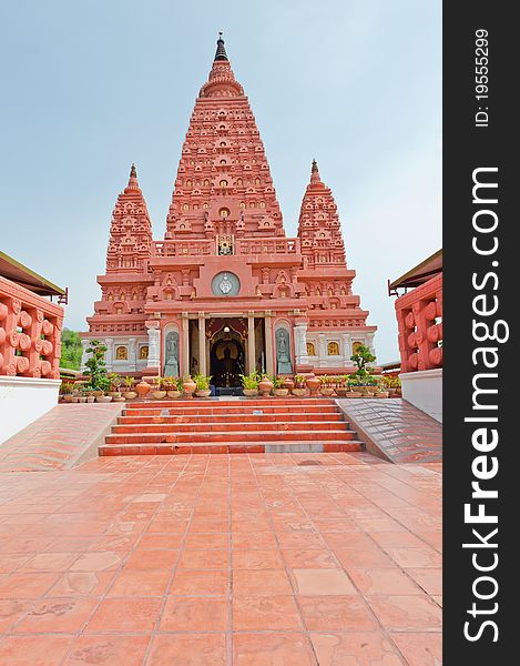 Pagoda in Wat Pasiriwattanavisut, Nakhon Sawan Province, Thailand