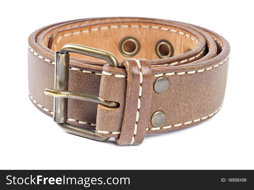 Woman s Brown Leather Belt