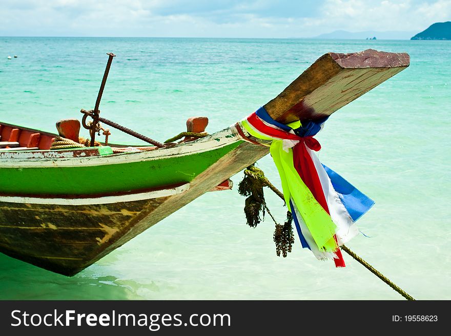 The local boat in andaman sea