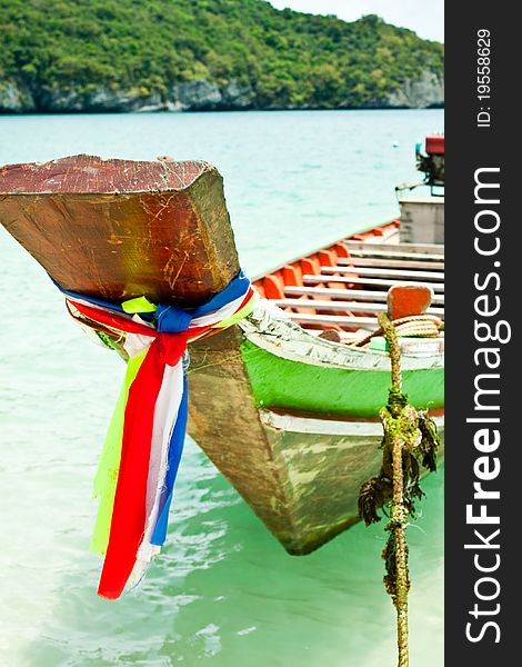 The local boat in andaman sea