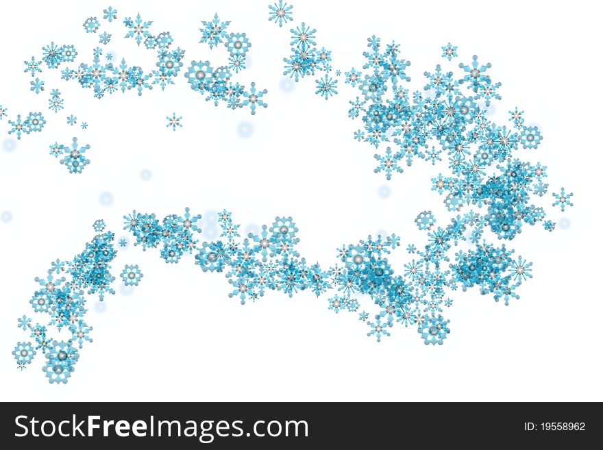 Abstract snowflake pattern for Christmas decoration. Abstract snowflake pattern for Christmas decoration.